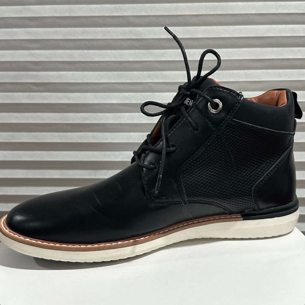 👞MADDEN👞 Lace Up Chukka Dress Boot Black Size: 9 - Picture 2 of 13